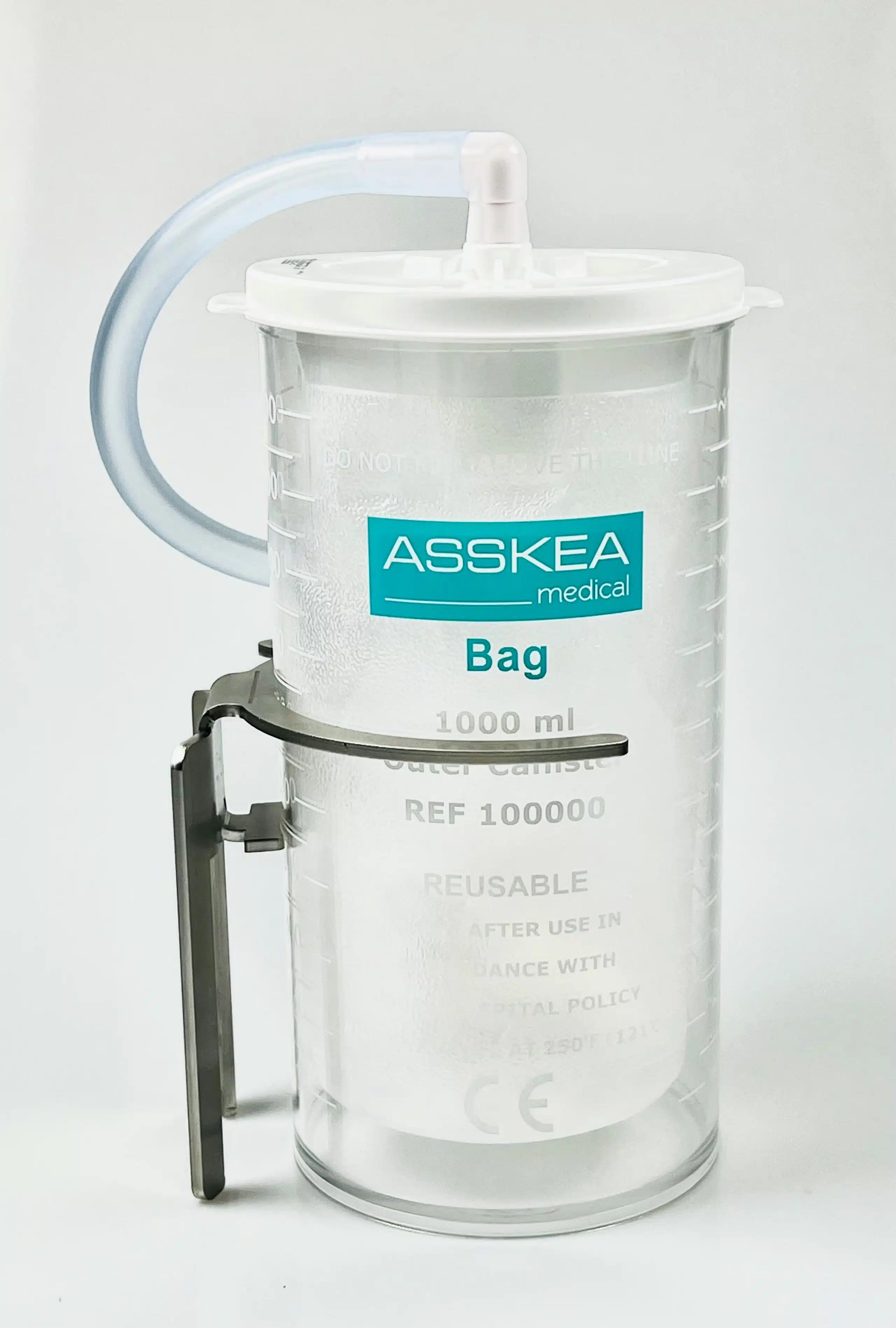100385 Asskea disposable opvangsysteem complete set, geschikt voor Asskea M20, M30plus, S20 en S30.