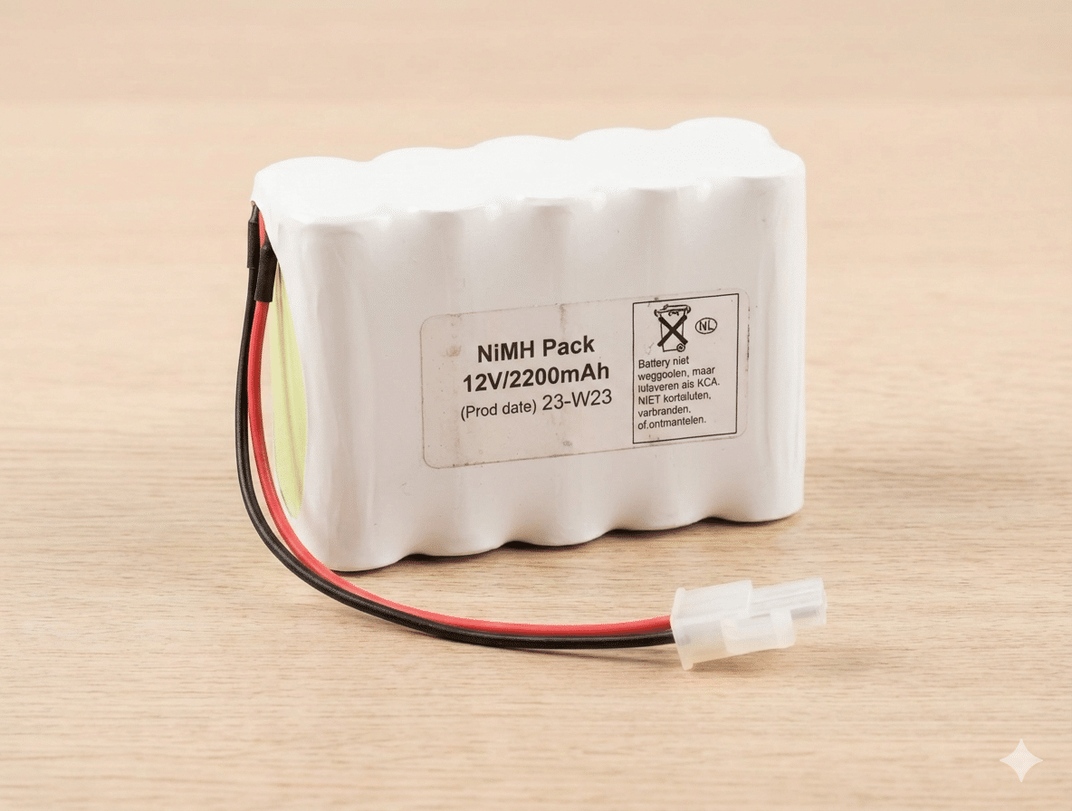 Accu/Batterij voor Cardioline AR1200 en AR1200View ECG-apparaten, 12Volt, 2200 mAh.