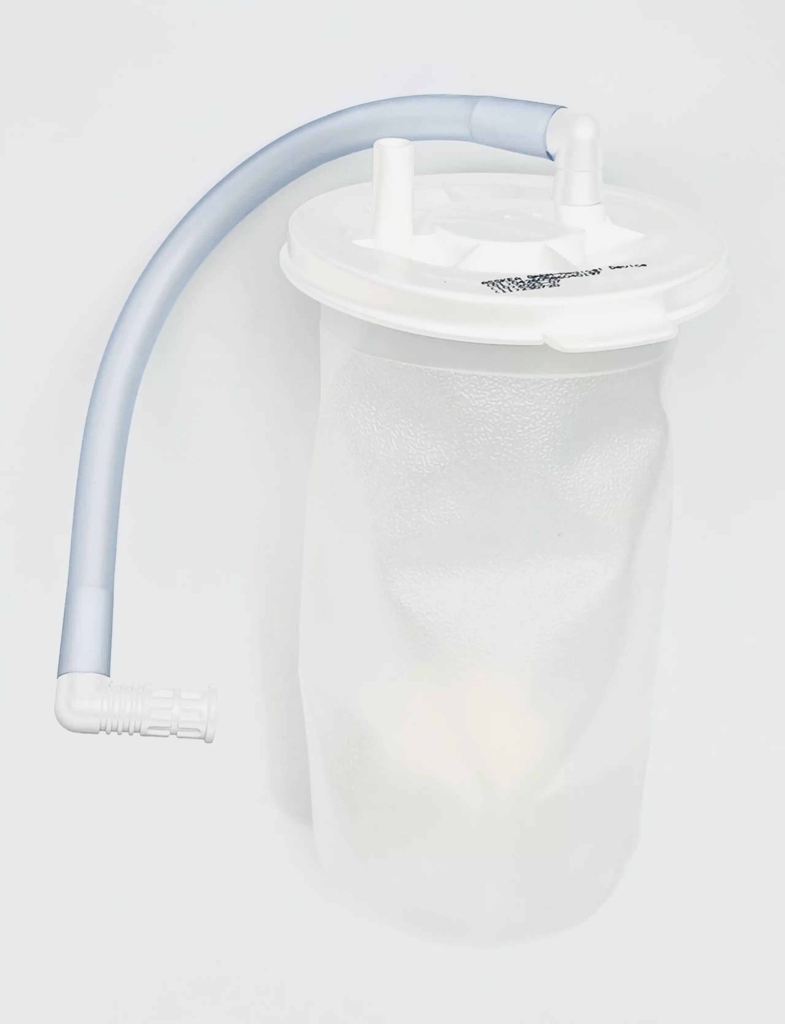 Asskea disposable opvangzakken met afzuigslang OneWay 100002, voor eenmalig gebruik.