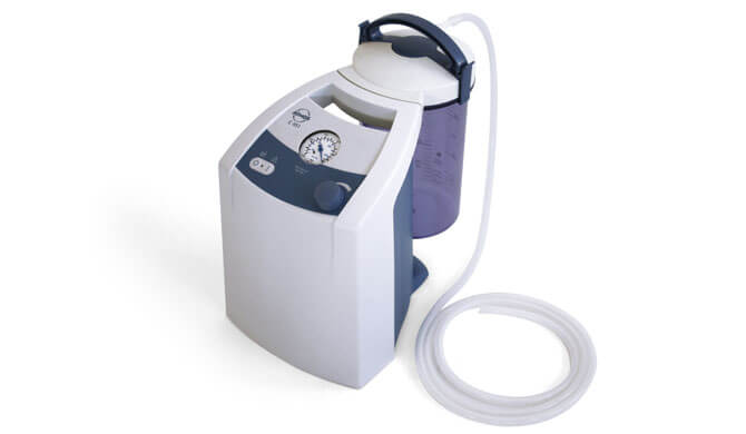 Atmos C451 vacuümpomp met hoge zuigkracht draagbaar, voor operatiekamers, intensive care, normale afdelingen.