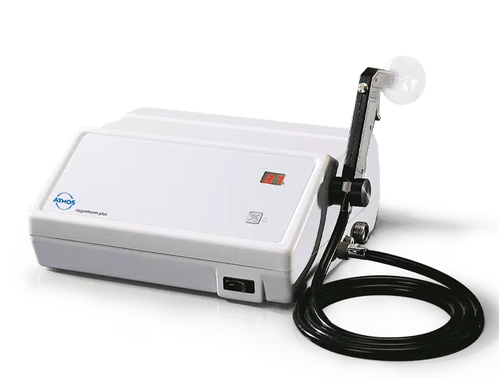 Atmos Hygrotherm oorirrigatie voor uitspuiten van oren met water op lichaamstemperatuur. (37 graden)