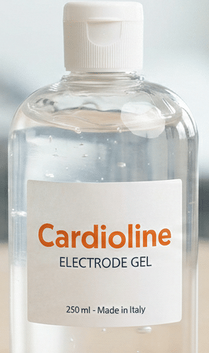 Cardioline ECG elektrode contactspray voor goed contact tussen huid en niet natte elektrodes.