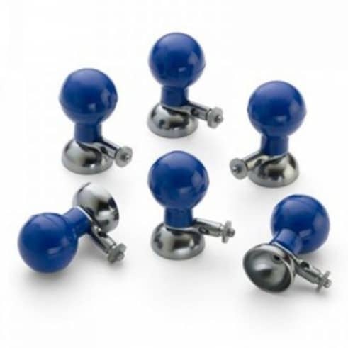 Precordiale zuigelektrode voor aansluiting van een ecg-apparaat met bananenstekkeraansluiting op de borst